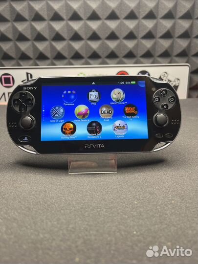 Sony ps Vita прошита + 128гб + 39 игр