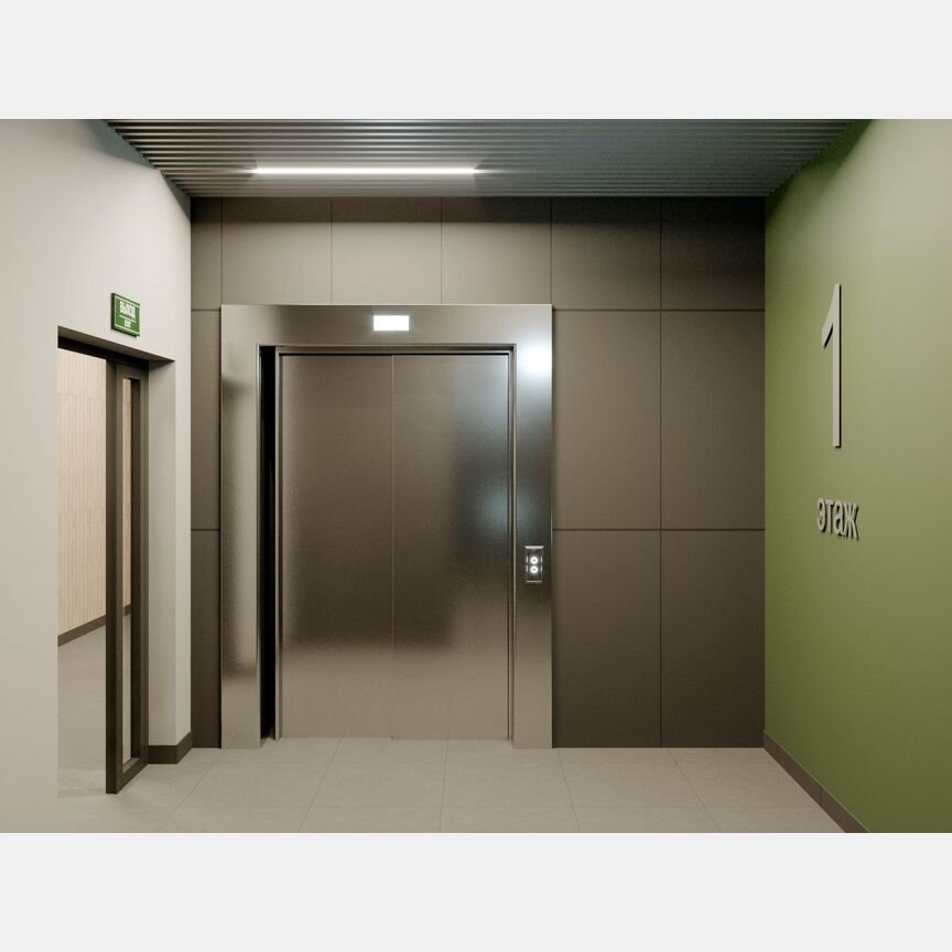 2-к. квартира, 56 м², 2/12 эт.