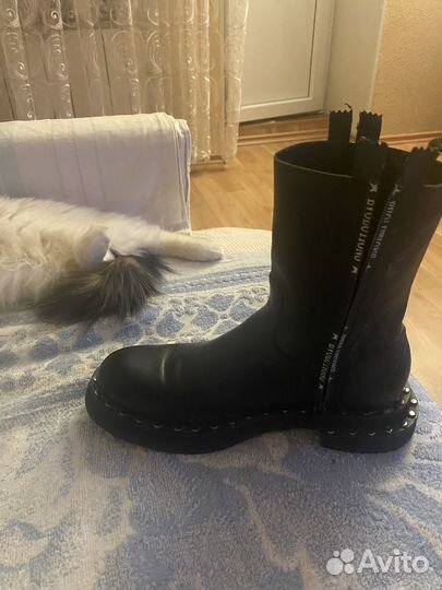 Ботинки женские демсезонные 38, натуральная кожа