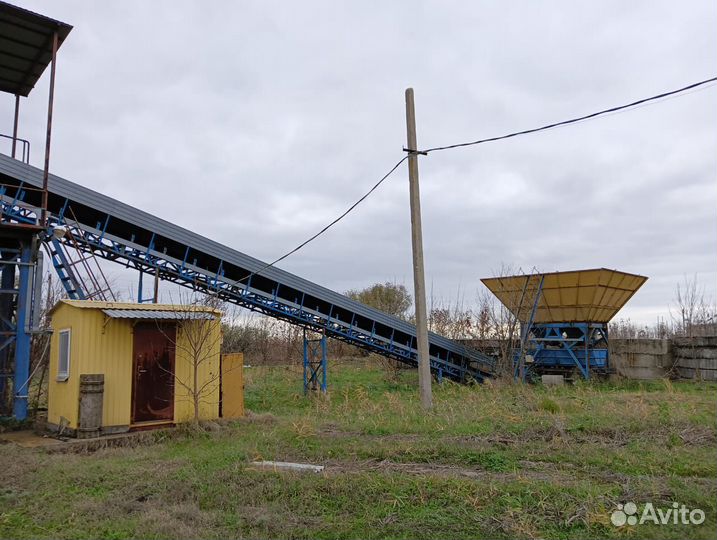 Мобильный бетонный завод конвейер