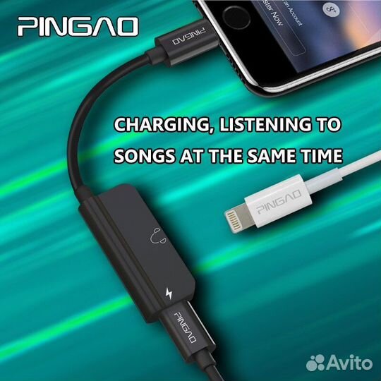 Аудио адаптер для iPhone переходник для iPhone