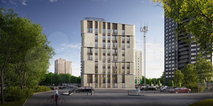 3-к. квартира, 61,1 м², 6/9 эт.