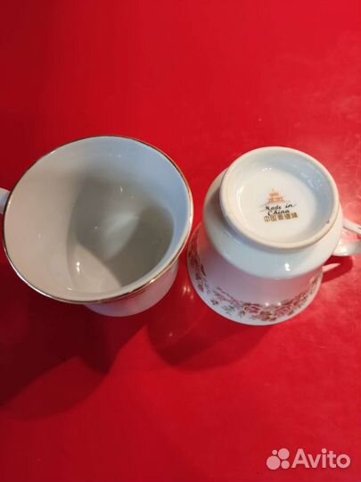 Фарфоровые чайные, кофейные чашки