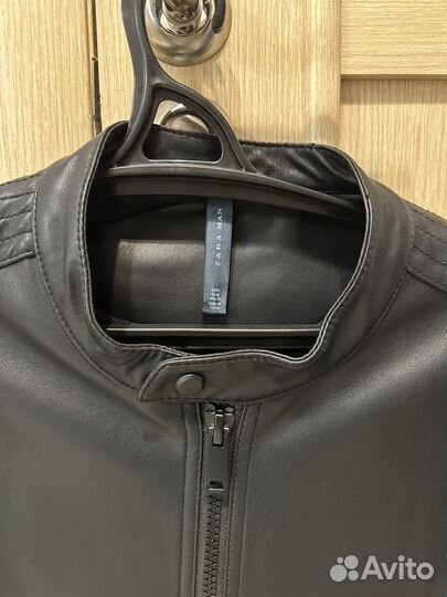 Кожаная куртка мужская 46 размер Zara