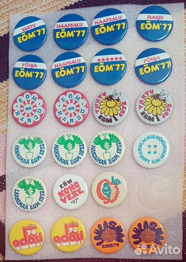 Советские значки 70х-80х годов, больше 1000шт. (2)