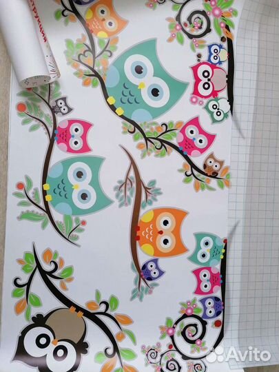 Наклейки виниловые на мебель или стену, новая