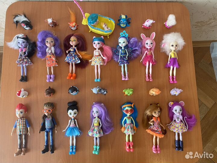 Куклы enchantimals с питомцем