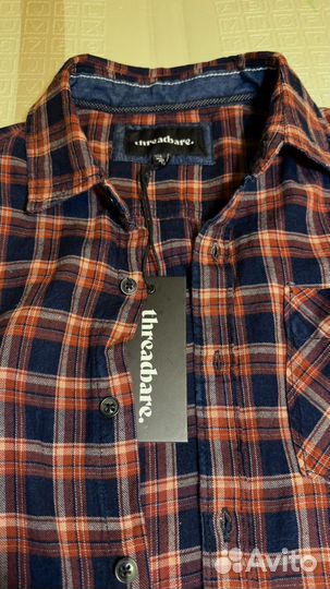 Рубашка мужская новая в клетку S