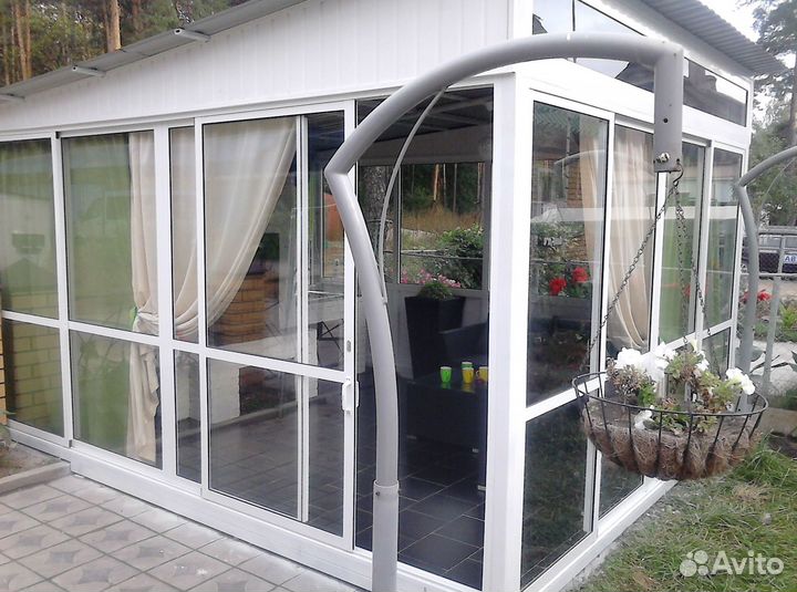 Остекление веранды под заказ