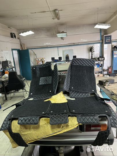 Ковры 3d из экокожи Land Cruiser 200