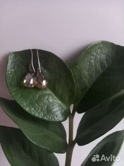 Серьги в стиле Swarovski