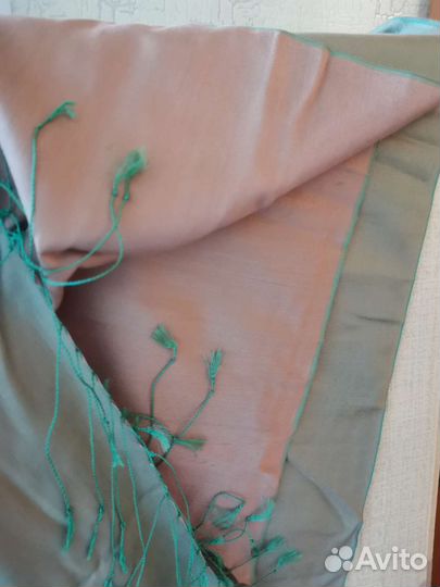 Винтажные муар палантин шанжан