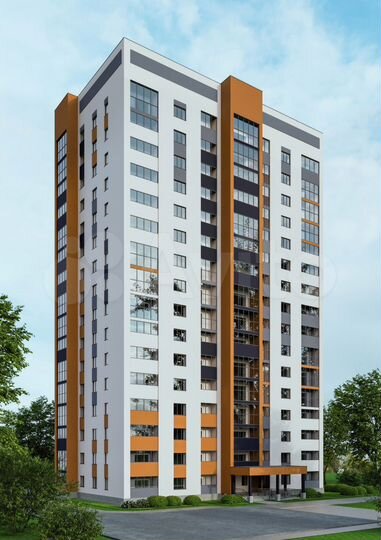 1-к. квартира, 40 м², 15/16 эт.