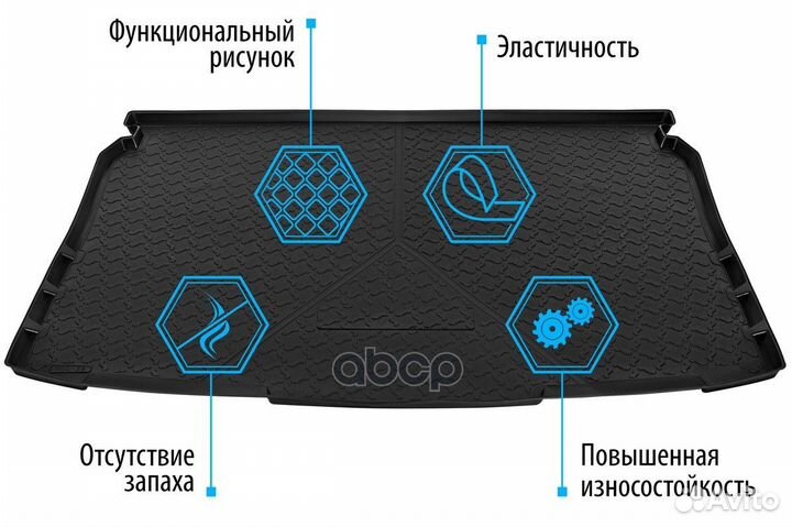 Rival) Ковер в багажник Hyundai Solaris 12305003