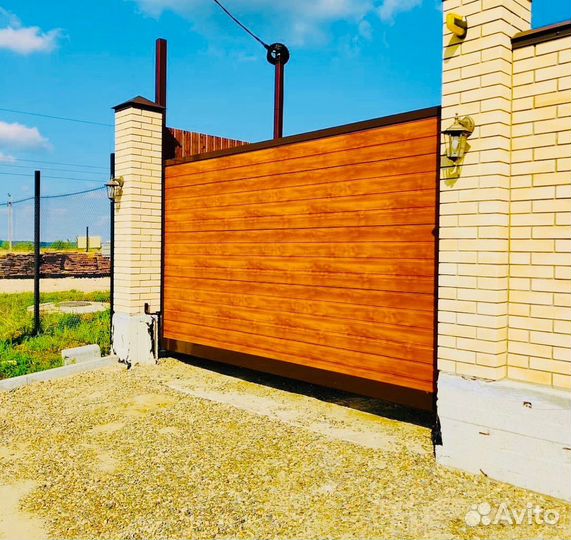 Откатные ворота Alutech ProTrend