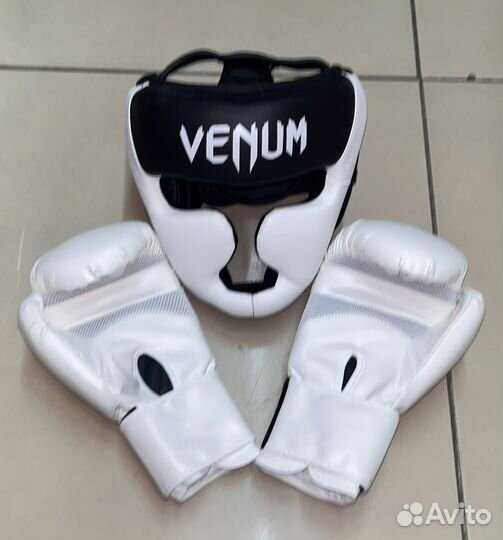 Боксёрские перчатки, комплект, шлем Venom