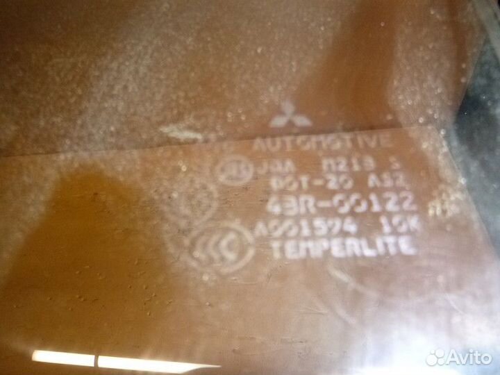 Стекло двери задней левой mitsubishi lancer (CX,CY