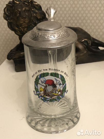 Пивная кружка олово