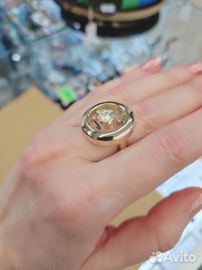 Кольцо в стиле chopard р. 16