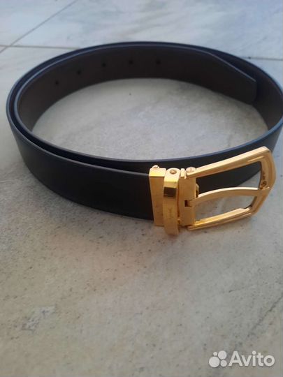 Мужской кожаный ремень dupont