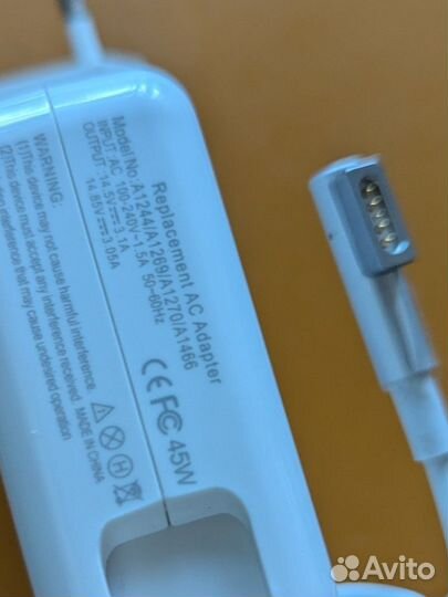 Зарядное устройство для macbook magsafe 1