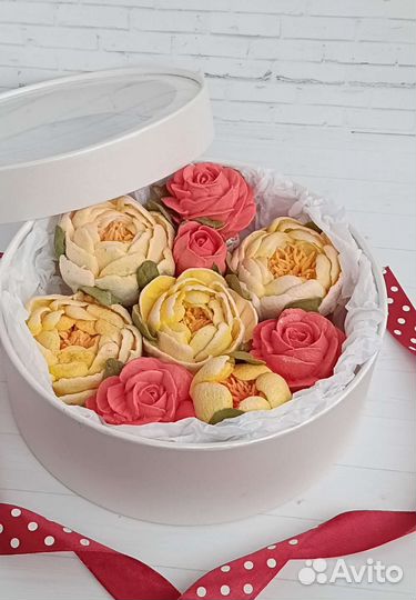 Съедобные букеты из Зефира/В коробочках