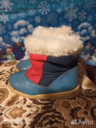 Винтажная детская зимняя обувь СССР 80-х годов