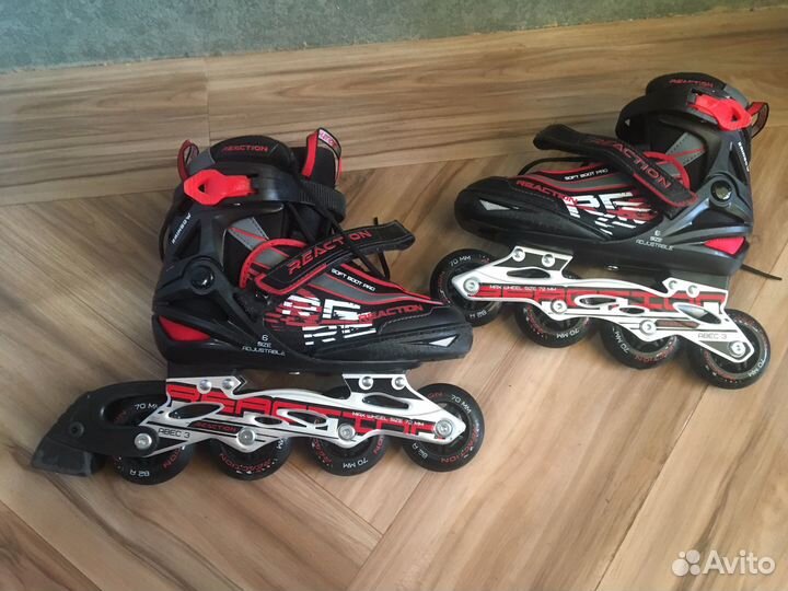 Роликовые коньки детские раздвижные