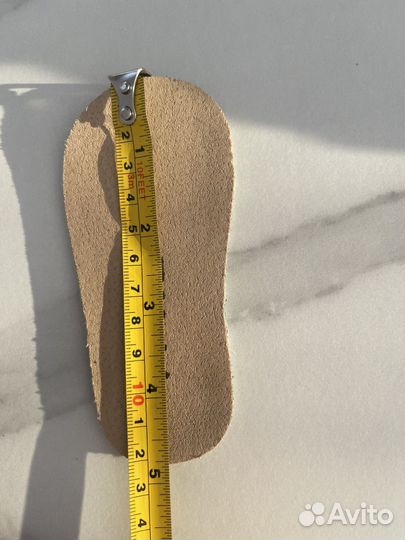 Босоногие сандалии детские кожаные