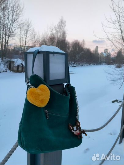 Сумка замша стиль row balenciaga