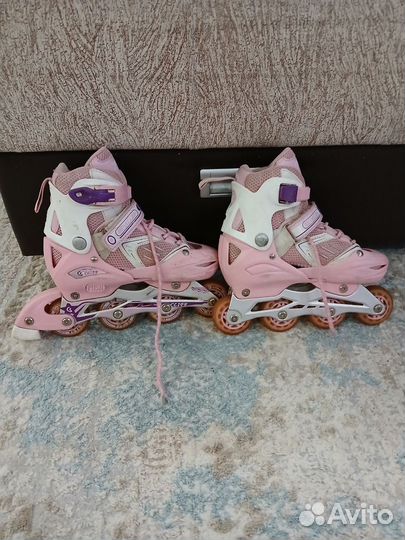 Роликовые коньки детские раздвижные
