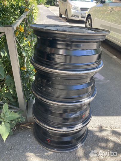 Диски штампованные r15 4 100