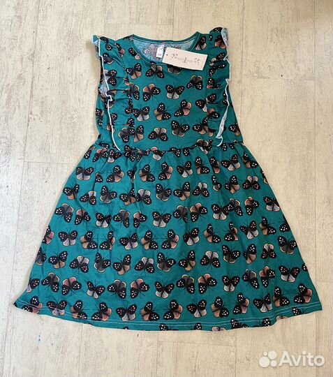Новое Платье Tenerezza 140 рост Бабочки