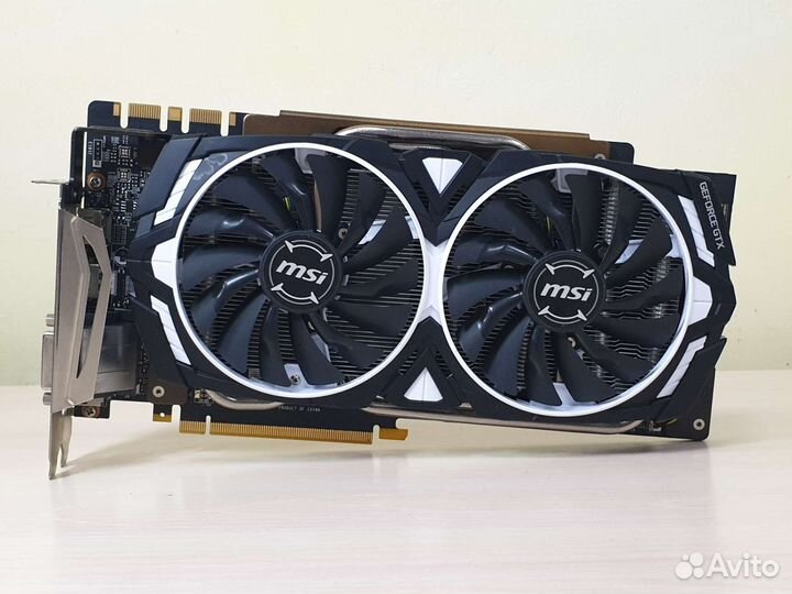 Видеокарта GTX 1080 Ti MSI Armor OC 11Gb, 352Bit