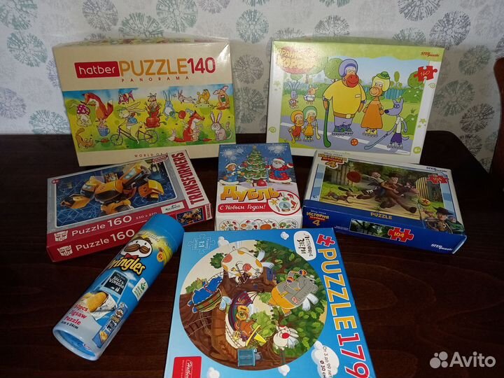 Детские пазлы пакетом