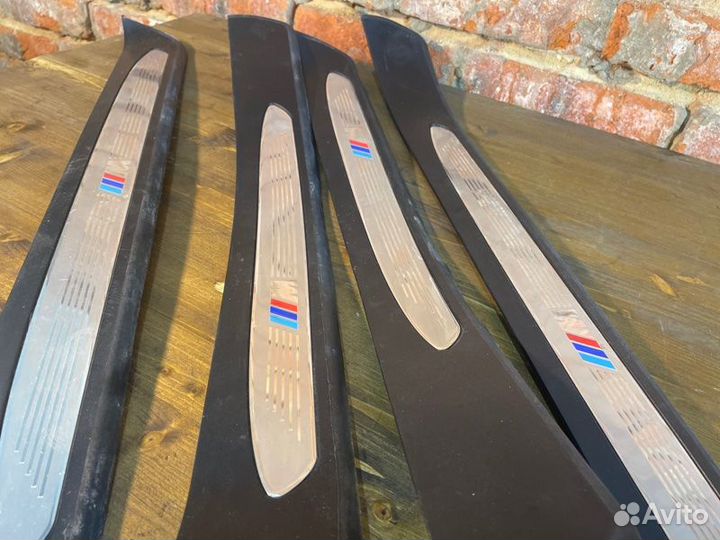 Накладка на порог салона Bmw 5 E60 N52B25 AF 2005