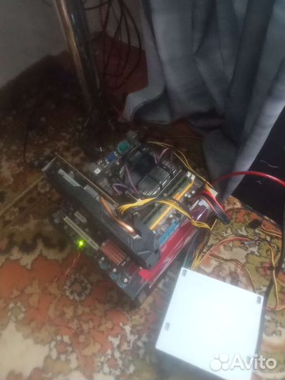 Комплекты мат.платы с проц. Памятью кулерами и бп