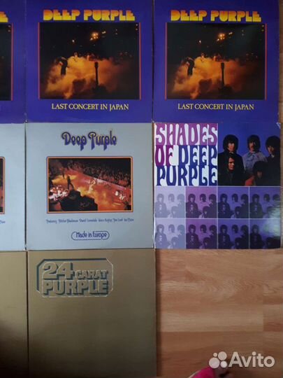 Винил. deep purple. Japan press