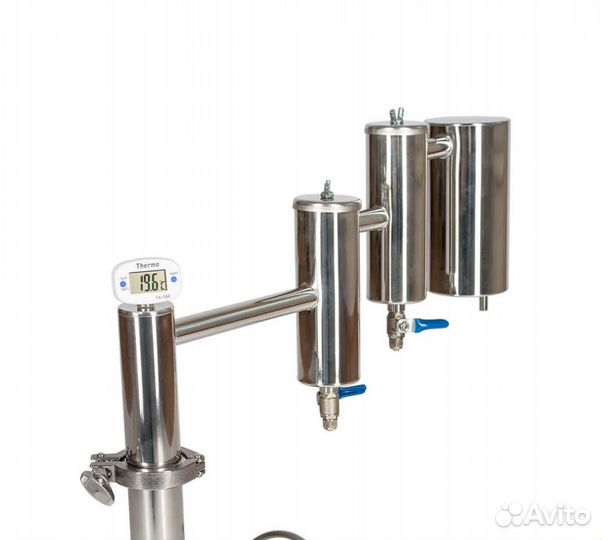 Самогонный аппарат с двумя сухопарниками 22 литра