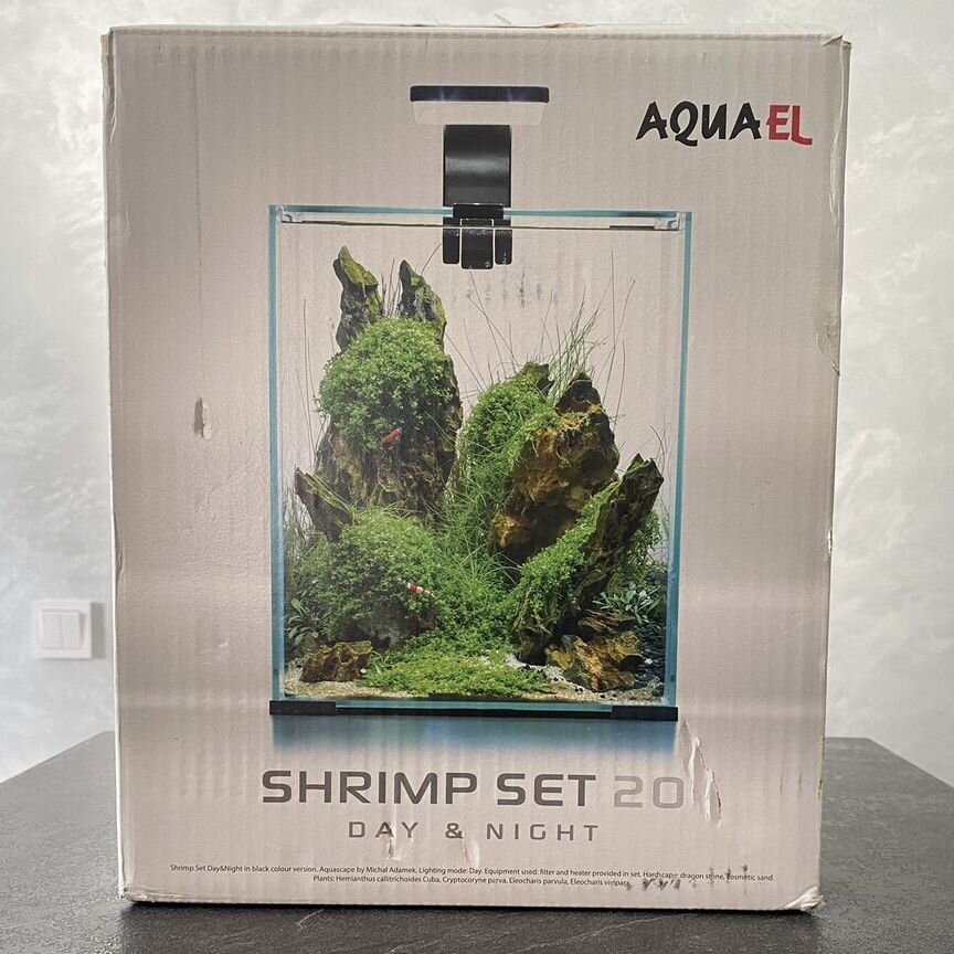 Аквариум aquael shrimp SET DAY & night (19 л)