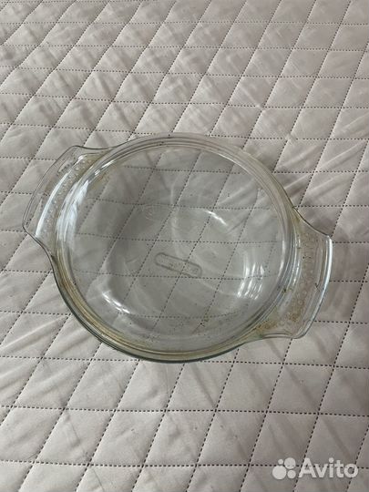 Стеклянная форма Pyrex с крышкой для запекания