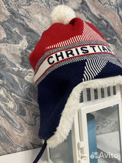 Новая шапка ушанка ди0р