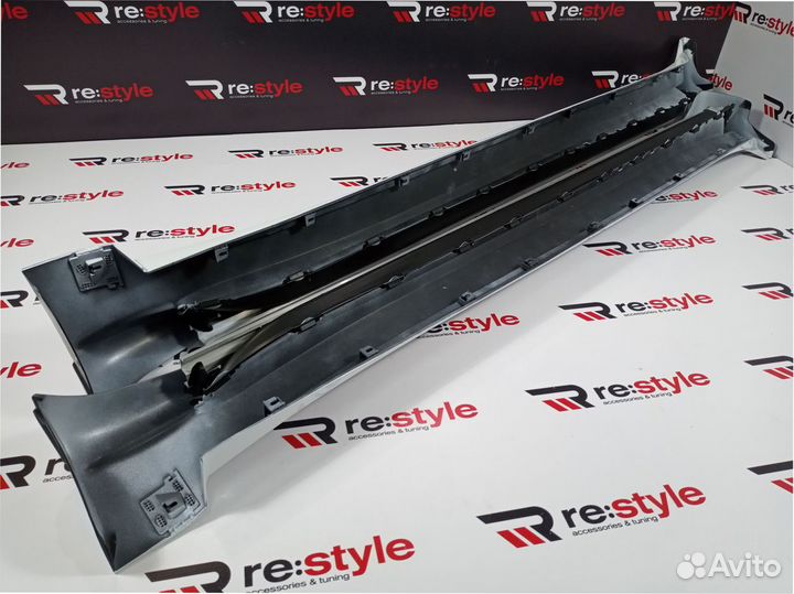 Пороги подножки Lexus LX570 H340