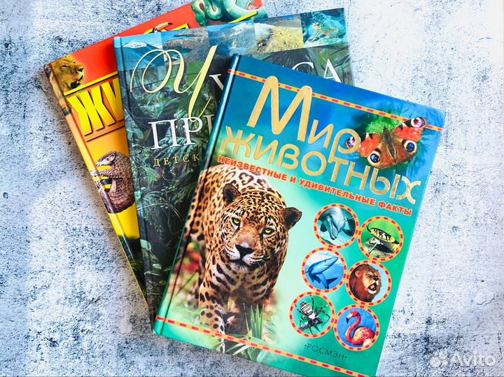 Комплект детских книг о животных