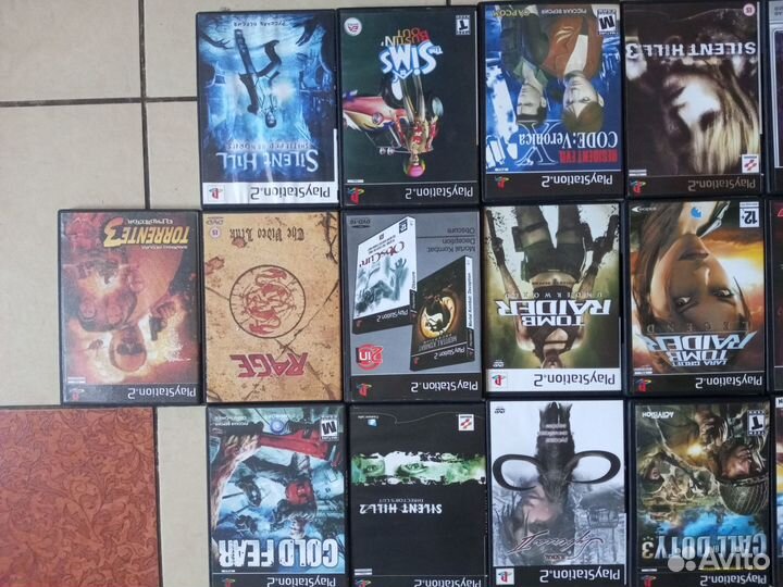 Игровые диски на ps2