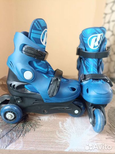 Роликовые коньки детские раздвижные