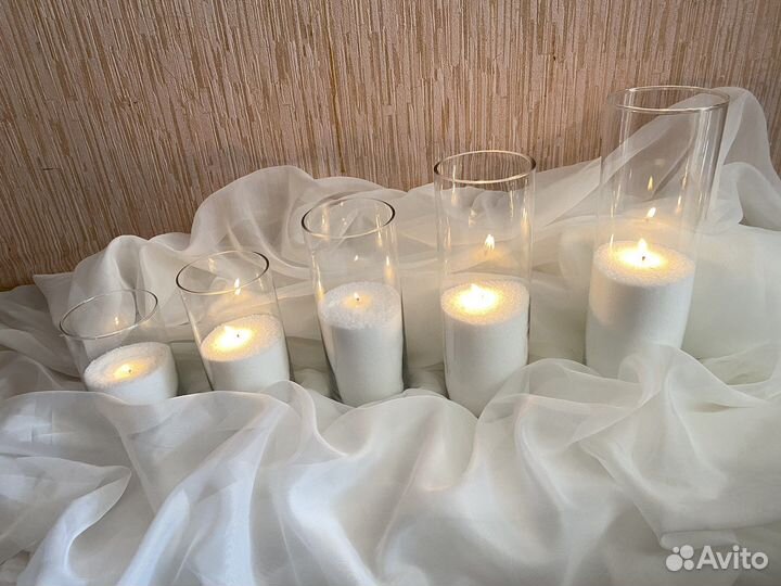 Свадебные стойки с цветами