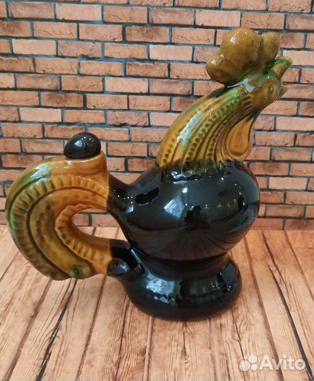 Петух СССР графин, штоф Васильковская Керамика