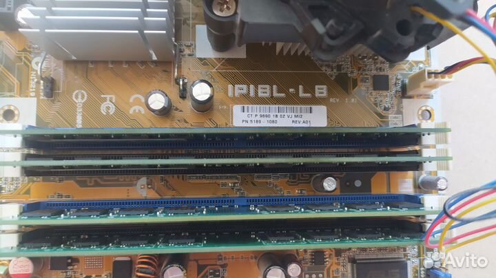 Материнская плата 775 с процессором