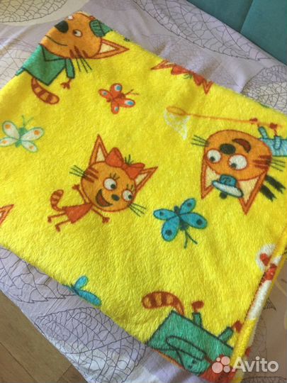 Плед детский три кота